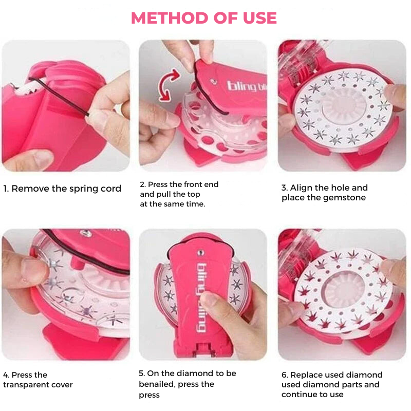 Blinger Gem hæftemaskine: Pynt dine accessories med glans