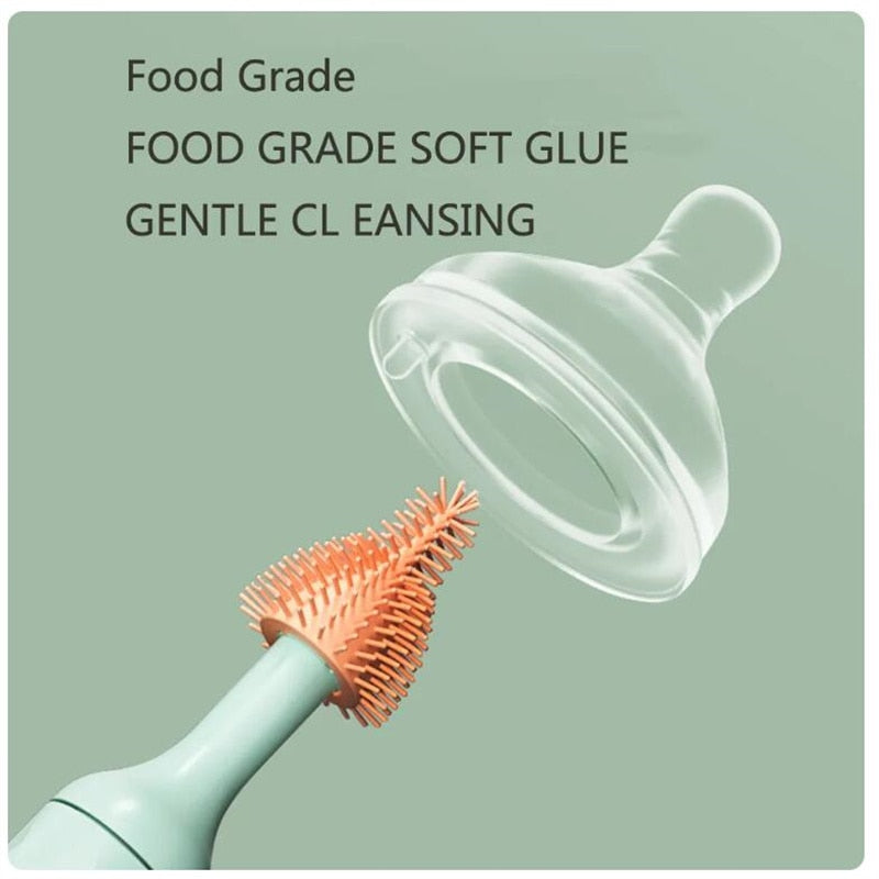 Silicone electric toothbrush