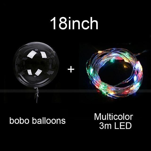 Ballons LED réutilisables pour illuminer vos fêtes (X10)